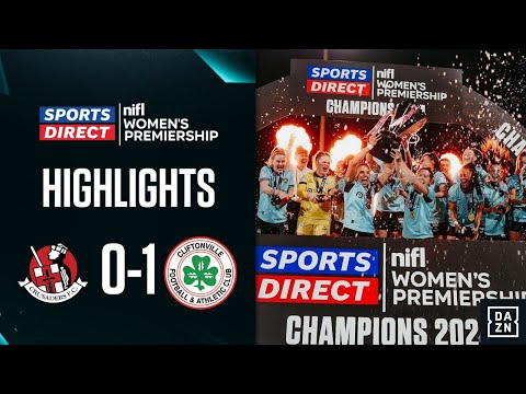 REDS LIFT TITLE! | Crusaders Strikers 0-1 Cliftonville Ladies | #sportsdirectprem