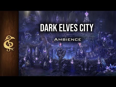 Dark Elves City | Menzoberranzan | ASMR Ambience | 1 Hour