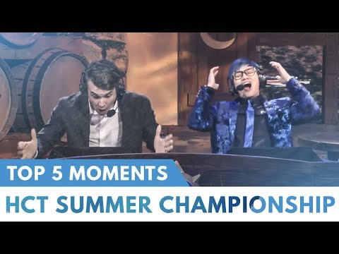 Top 5 Moments | HCT Summer Championship 2018 | Hearthstone | [Witchwood]