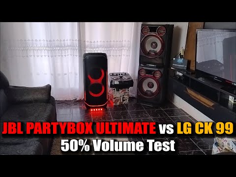 💥 JBL PartyBox Ultimate vs LG CK99 – BASS WAR of the GIANTS! 🔊 | JBL vs LG Sound Test