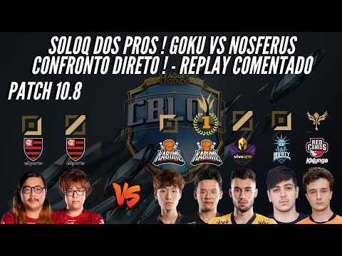 GOKU E FLANALISTA CONSEGUIRAM BATER 5 PROS?? SOLOQ DOS PROS - LOL REPLAYS COMENTADO