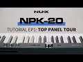 мініатюра 0 Відео про товар Цифрове піаніно NUX NPK-20-B