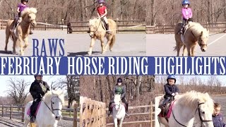 February Horse Riding Highlights | Crazy8Family