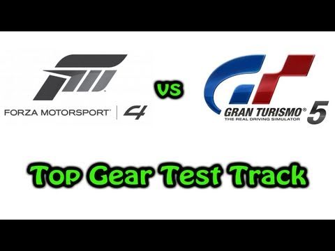 Forza Motorsport 4 vs Gran Turismo 5 - Top Gear Test Track