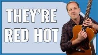 EASY Robert Johnson Guitar Lesson (They're Red Hot)