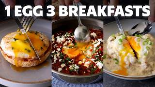 Three One-Egg Breakfasts — Step-by-Step Guide & Transcript