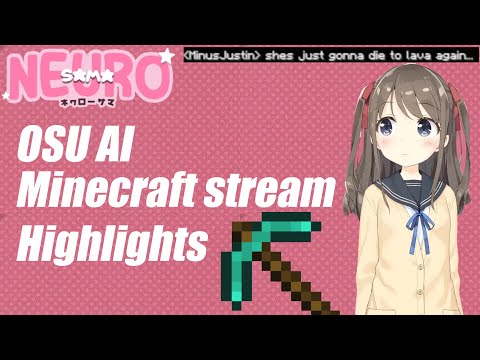 Neuro sama Minecraft Stream Highlights