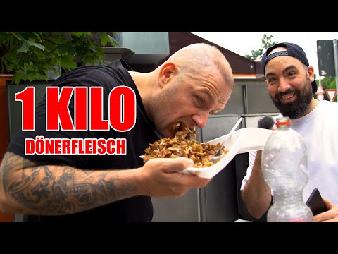 Hakiki Kilo King! 1 KILO Döner Fleisch in 10 Minuten Challenge ⏰