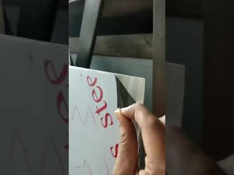 Stainless steel sheet 410, thickness: 1 mm