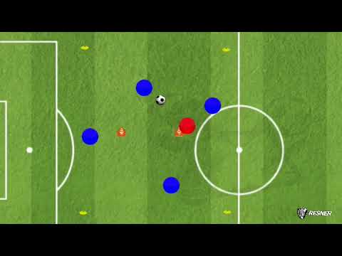 Rondos 4vs1 (killer pass)