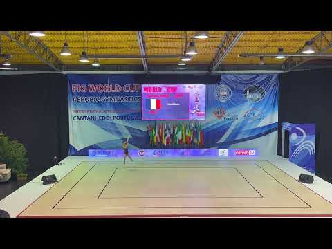 Final World Cup Aerobic Gymnastics Cantanhede 2022 IW France LENCLOS Maelys