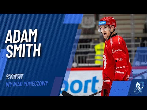 Adam Smith postgame interview: HC Oceláři Třinec - HC Vítkovice Ridera