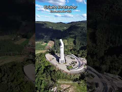 CRISTO PROTETOR em Encantado-RS #cristoprotetor #lajeadors #encantado #riotaquari #br386 #turismors