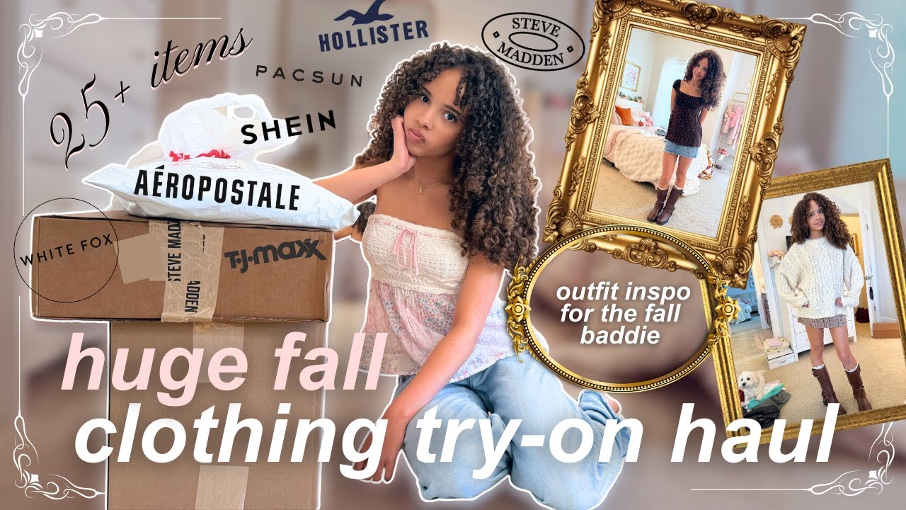 HUGE FALL TRY-ON HAUL ✨ | building my dream fall wardrobe 2025 🍂