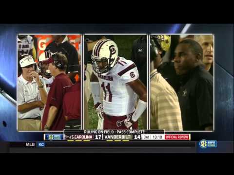 2014 USC at Vanderbilt - Pharoh Cooper 16 Yd Reception and Fumble