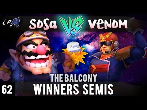 PM @ the Balcony 62 - Winners Semis ft. R3|Sosa (Wario) VS R3|Venom (Cpt. Falcon)