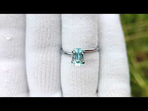 Турмалин. (Афганистан). 1.25 карата. 8.1/4.8/4.1 мм.