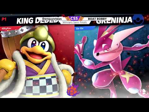 Clemson Smash Series 28 - WS - pP | BobbyFabulous (King Dedede) vs. Donquavious (Greninja) - SSBU