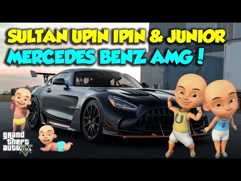 MERCEDES BENZ AMG BLACK SUPER KENCANG UPIN SENANG - GTA V MOD SULTAN UPIN IPIN EPISODE SPESIAL