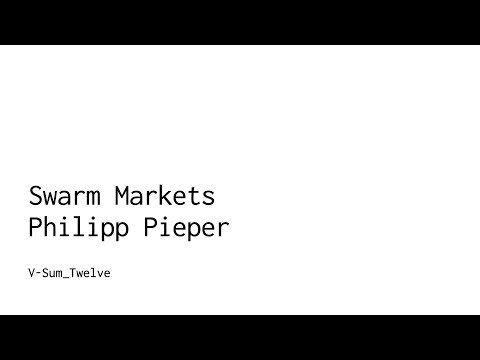 Swarm Markets technical briefing thumbnail