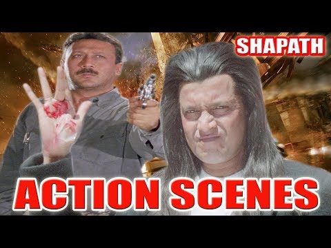 Non-Stop Action Scenes | Shapath | Mithun Chakraborty |