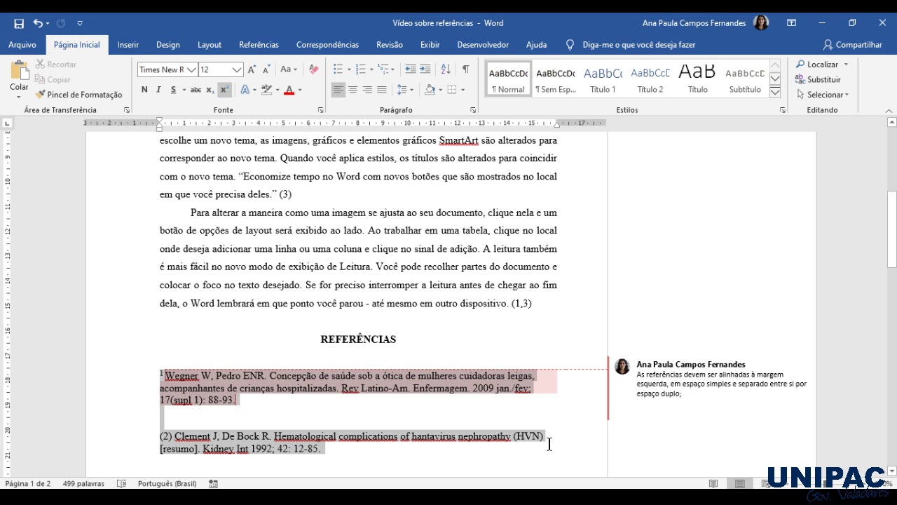 Tutorial: Como elaborar referências bibliográficas - Vancouver