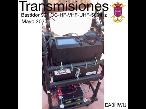 EA3HWU bastidor hecho a mano con tubos de cobre FT991
