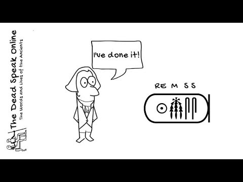 Decoding Egyptian hieroglyphs  (the Rosetta Stone, Champollion, and Young)