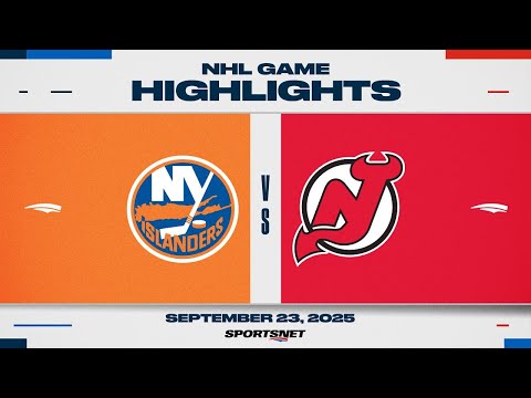 NHL Preseason Highlights | Islanders vs. Devils - September 23, 2025