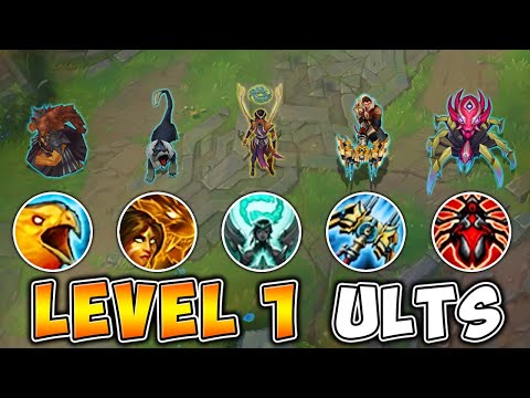 WE PLAYED THE "LEVEL 1 ULTS" COMP (ALL 5 CHAMPS START WITH ULT)