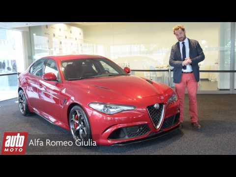 2015 Alfa Romeo Giulia Quadrifoglio (510 ch) : présentation AutoMoto