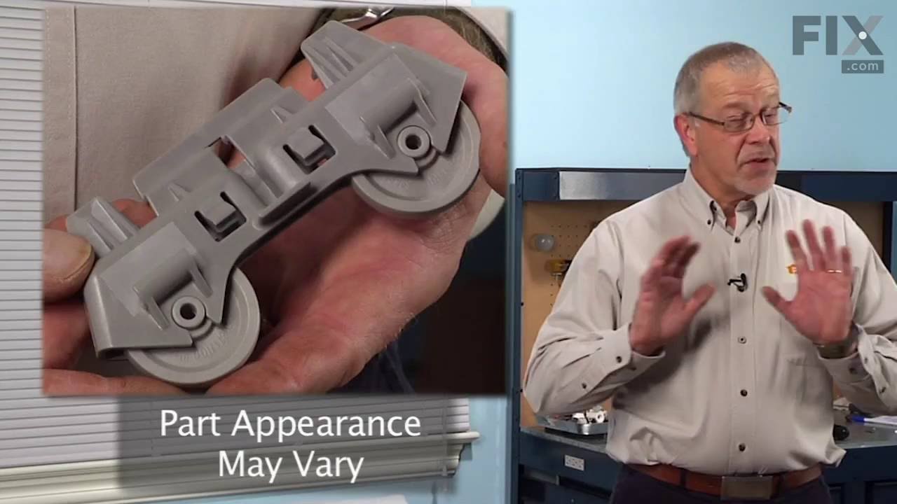 Replacing the Dishwasher Lower Dishrack Wheel