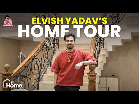INSIDE Elvish Yadav's Gurgaon BUNGALOW | Complete HOME TOUR | Bedroom, Living Room, Mandir | At Home
