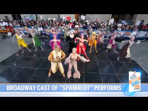 Knights of the Round Table - Spamalot The Musical on the Today Show