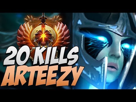 EG.Arteezy Phantom Assassin with 20 KILLS in 7.20 | Dota Gameplay