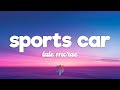 Tate McRae Sports Car Lyrics