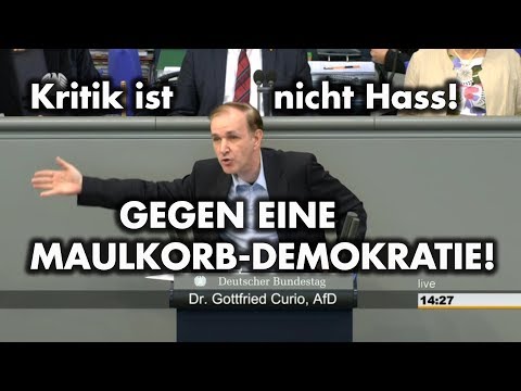 Aktuelle Stunde "Gegen Hass und rechtsextreme Gewalt" | Dr. Gottfried Curio