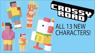 CROSSY ROAD ☆ BRAZIL UPDATE ☆ ALL 13 NEW CHARACTERS + BRAZIL CHICKEN GAMEPLAY