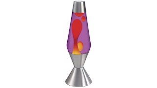 Purple and Yellow with Silver Base Official Large Lava®Lamp