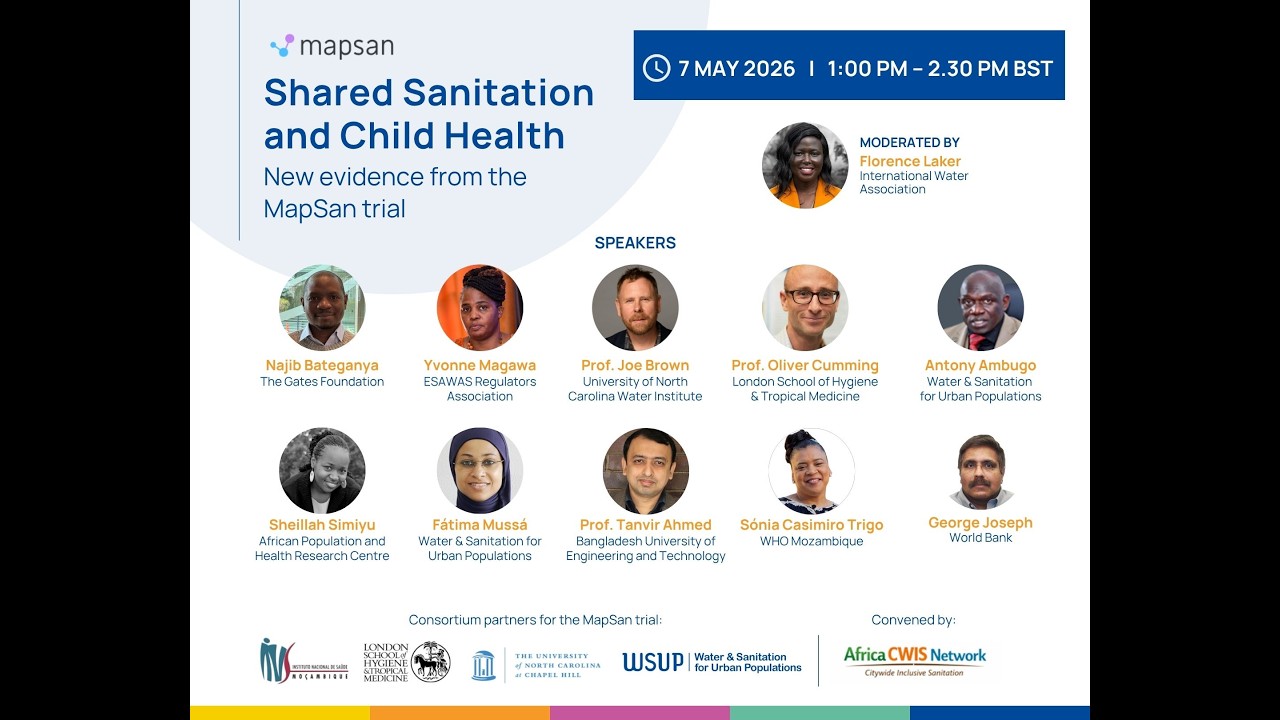 Webinar: Shared Sanitation and Child Health - New Evidence from the MapSan Trial