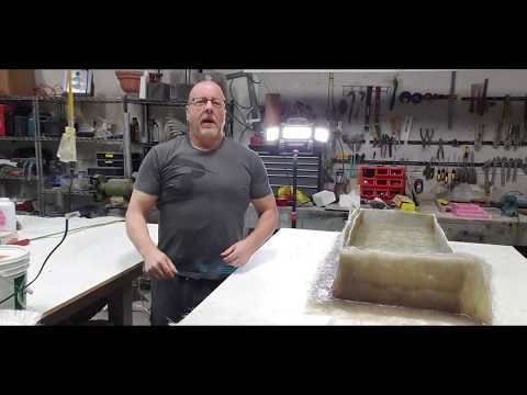 Mold making ,a quick fiberglass tip.