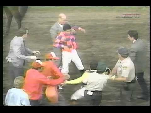 "Dueling Jockeys" - Hollywood Park 1994