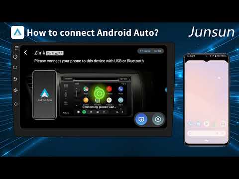 Junsun Car Radio how to connect Android Auto？Here for solution!
