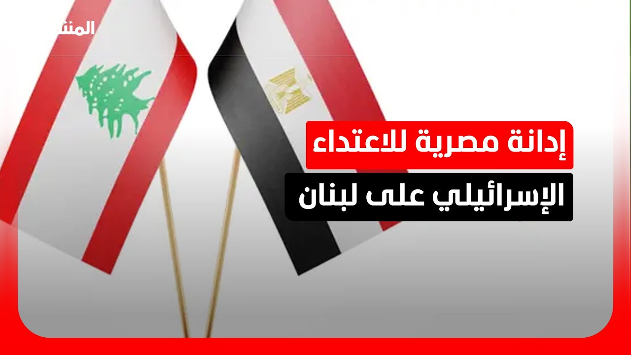 مصر تدين التوغل البري الإسرائيلي وترفض المساس بسيادة لبنان