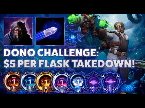 Greymane Bullet - Dono Challenge: $5 Per Flask Takedown! - Bronze 2 Grandmaster S1 2023