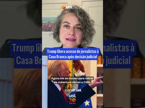 Trump libera acesso de jornalistas à Casa Branca após decisão judicial | Mariana Sanches