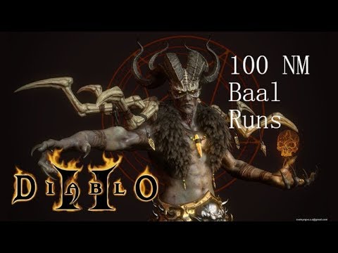 D2: LoD - 100 Nightmare Baal Runs w/ Hammerdin (Untwinked)