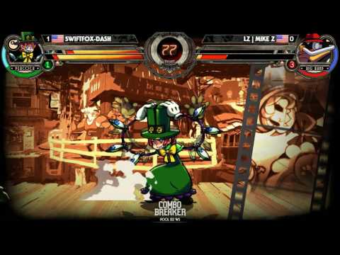 Combo Breaker 2016 - Swiftfox-Dash vs LZ | Mike Z - Skullgirls Pools