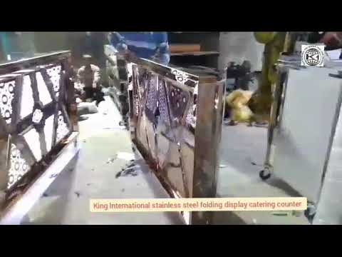 Stainless Steel Wedding Catering Display Counter A1