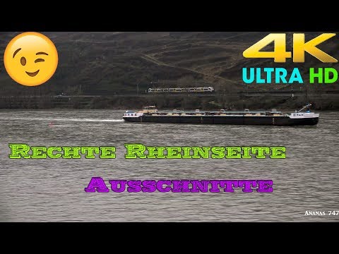 【4K】Rechte Rheinseite  Ausschnitte . ( Br 186 )